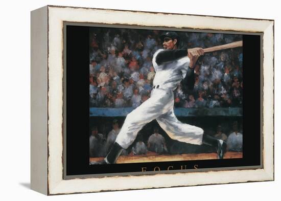 Focus - Baseball-Unknown Unknown-Framed Stretched Canvas