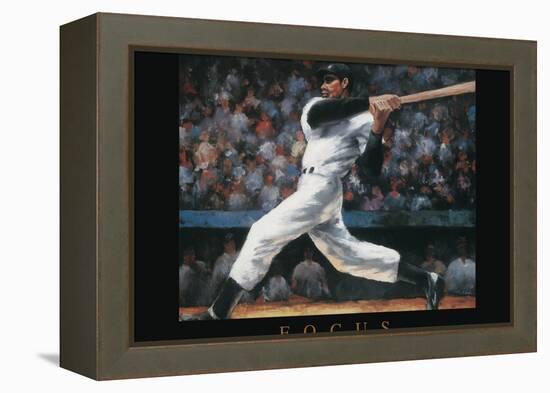 Focus - Baseball-Unknown Unknown-Framed Stretched Canvas