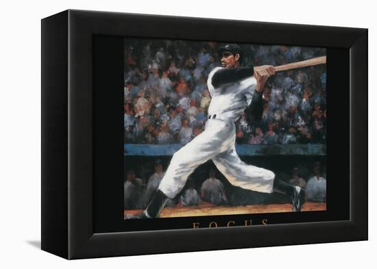 Focus - Baseball-Unknown Unknown-Framed Stretched Canvas