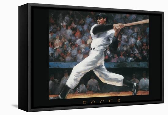 Focus - Baseball-Unknown Unknown-Framed Stretched Canvas