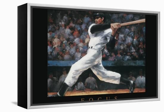 Focus - Baseball-Unknown Unknown-Framed Stretched Canvas