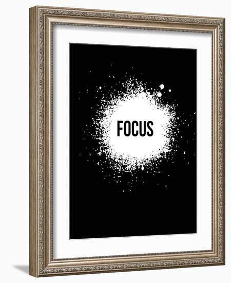 Focus Black-NaxArt-Framed Art Print
