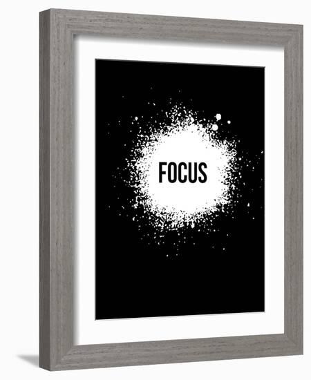 Focus Black-NaxArt-Framed Art Print