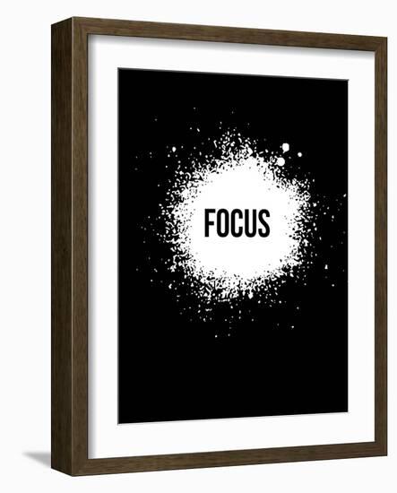 Focus Black-NaxArt-Framed Art Print