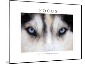Focus - Concentration Is The Secret Of Strength-Brian Horisk-Mounted Photographic Print