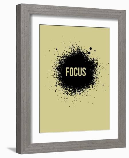Focus Grey-NaxArt-Framed Art Print