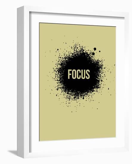 Focus Grey-NaxArt-Framed Art Print