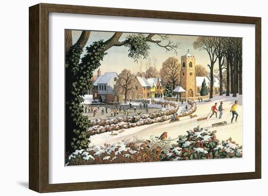 Focus on Christmas Time-Ronald Lampitt-Framed Giclee Print