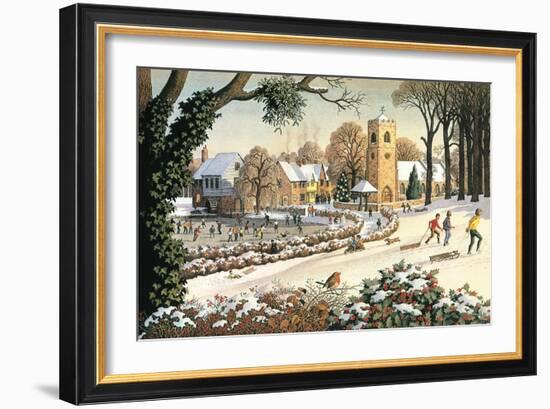 Focus on Christmas Time-Ronald Lampitt-Framed Giclee Print