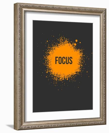 Focus Splatter 3-NaxArt-Framed Art Print