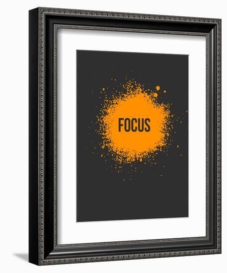 Focus Splatter 3-NaxArt-Framed Art Print