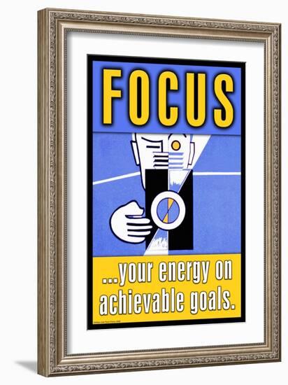 Focus-null-Framed Art Print