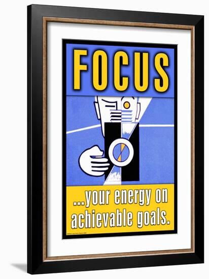 Focus-null-Framed Art Print