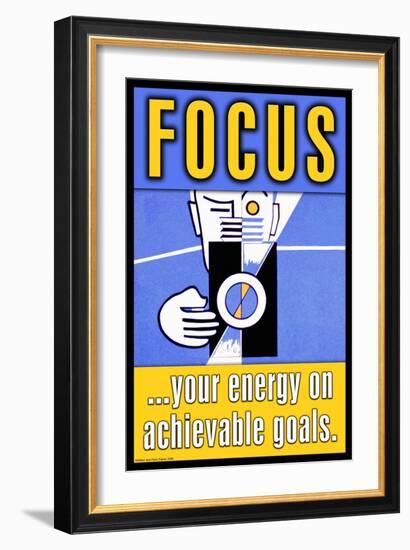 Focus-null-Framed Art Print