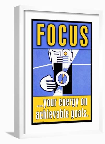 Focus-null-Framed Art Print