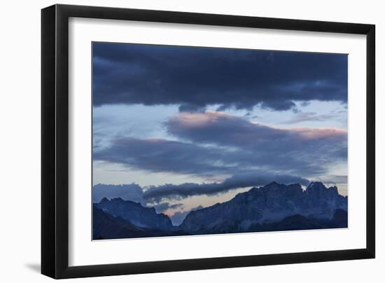Foehn Mood About the Churer Rhine Valley-Armin Mathis-Framed Photographic Print