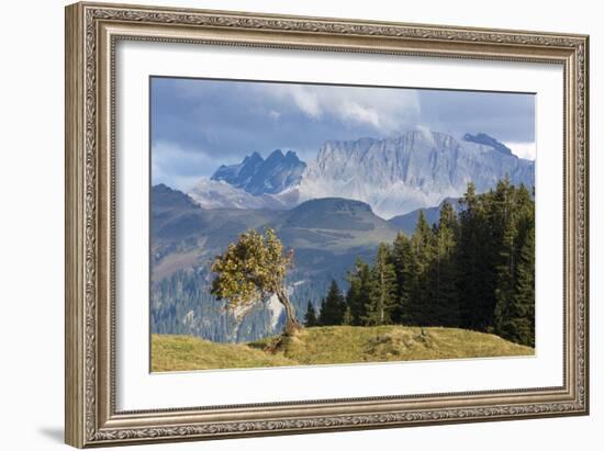 Foehn Mood in the Swiss Alps-Armin Mathis-Framed Photographic Print