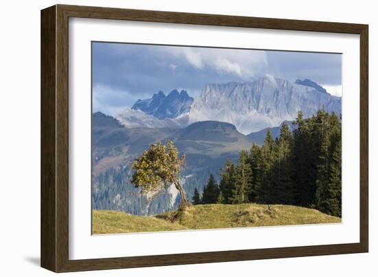 Foehn Mood in the Swiss Alps-Armin Mathis-Framed Photographic Print