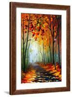 Fog Alley-Leonid Afremov-Framed Art Print