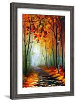 Fog Alley-Leonid Afremov-Framed Art Print