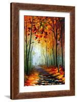 Fog Alley-Leonid Afremov-Framed Art Print