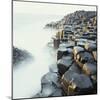 Fog at Basalt Columns of Giants Causeway-Micha Pawlitzki-Mounted Photographic Print