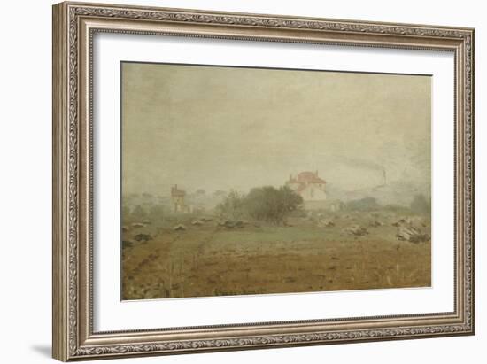 Fog, Effet de Brouillard, 1872-Claude Monet-Framed Giclee Print