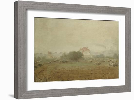 Fog, Effet de Brouillard, 1872-Claude Monet-Framed Giclee Print