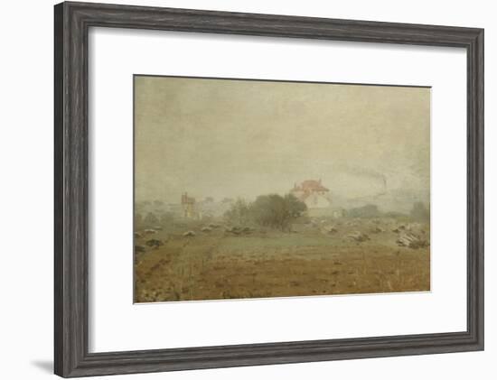 Fog, Effet de Brouillard, 1872-Claude Monet-Framed Giclee Print