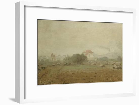 Fog, Effet de Brouillard, 1872-Claude Monet-Framed Giclee Print