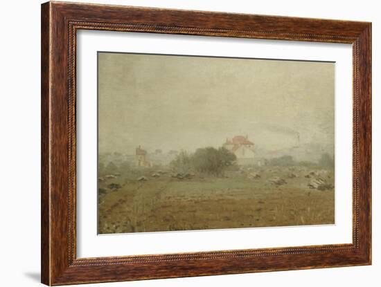 Fog, Effet de Brouillard, 1872-Claude Monet-Framed Giclee Print