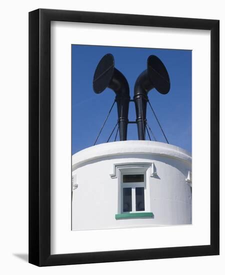 Fog Horns on Lighthouse-Adrian Bicker-Framed Premium Photographic Print