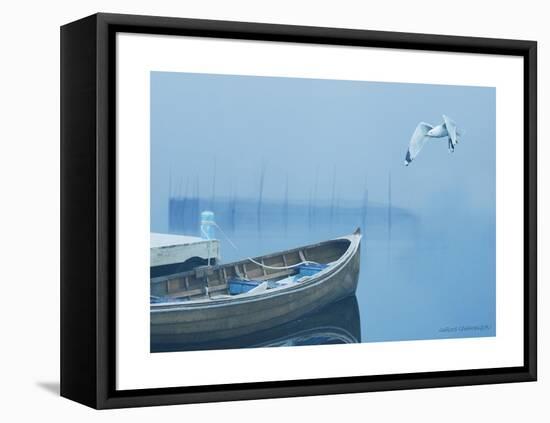 Fog in the Bay-Carlos Casamayor-Framed Premier Image Canvas