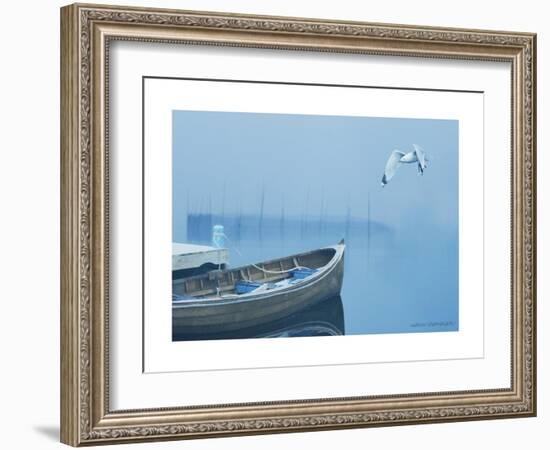 Fog in the Bay-Carlos Casamayor-Framed Giclee Print