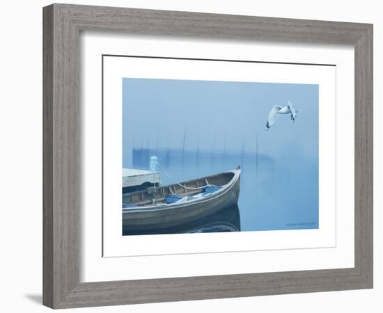 Fog in the Bay-Carlos Casamayor-Framed Giclee Print