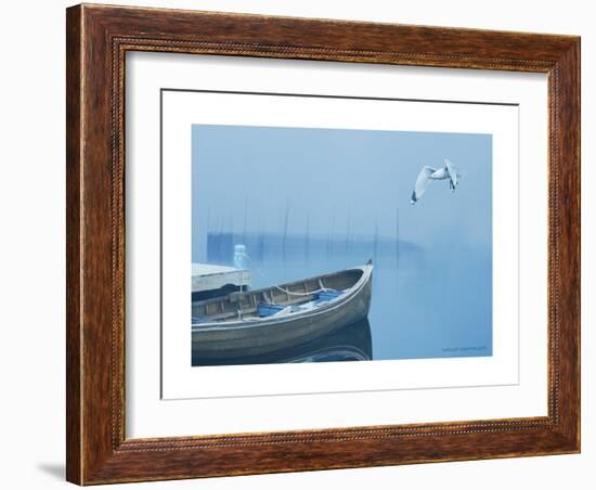 Fog in the Bay-Carlos Casamayor-Framed Giclee Print