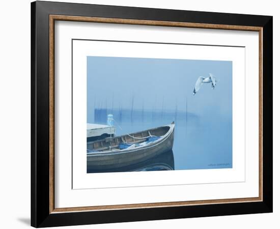 Fog in the Bay-Carlos Casamayor-Framed Giclee Print