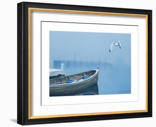 Fog in the Bay-Carlos Casamayor-Framed Giclee Print