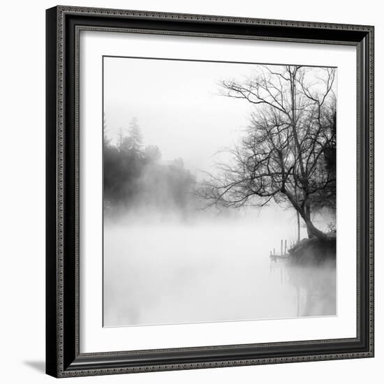 Fog on the Lake 1-Sally Linden-Framed Photographic Print