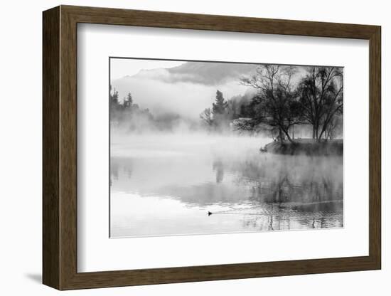 Fog on the Lake 2-Sally Linden-Framed Photographic Print