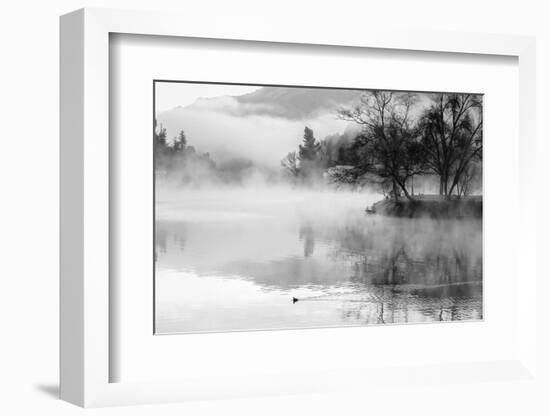 Fog on the Lake 2-Sally Linden-Framed Photographic Print