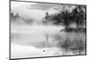 Fog on the Lake 2-Sally Linden-Mounted Photographic Print