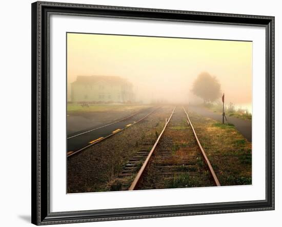 Fog on the Tracks-Jody Miller-Framed Photographic Print