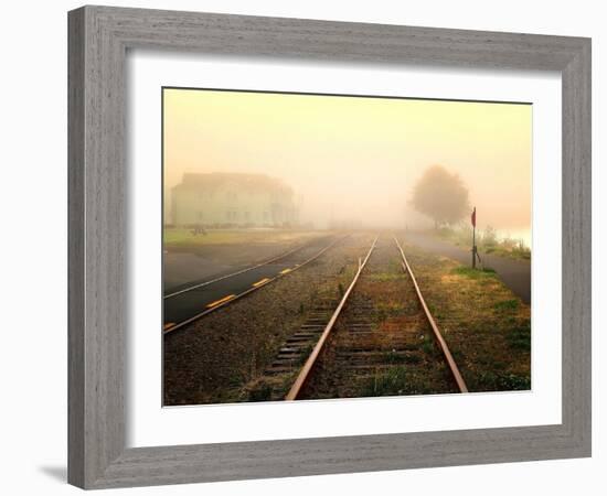 Fog on the Tracks-Jody Miller-Framed Photographic Print