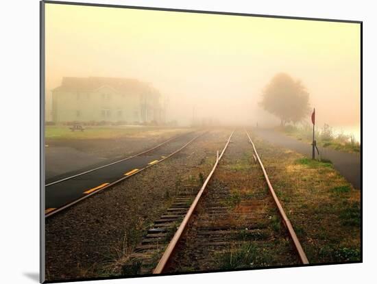 Fog on the Tracks-Jody Miller-Mounted Photographic Print