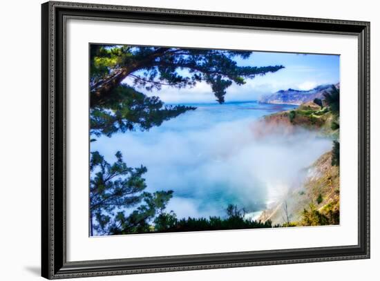 Fog Over Big Sur-Alan Hausenflock-Framed Photo