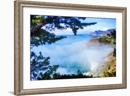 Fog Over Big Sur-Alan Hausenflock-Framed Photo