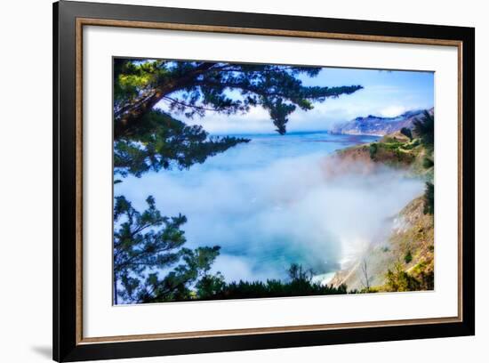 Fog Over Big Sur-Alan Hausenflock-Framed Photo