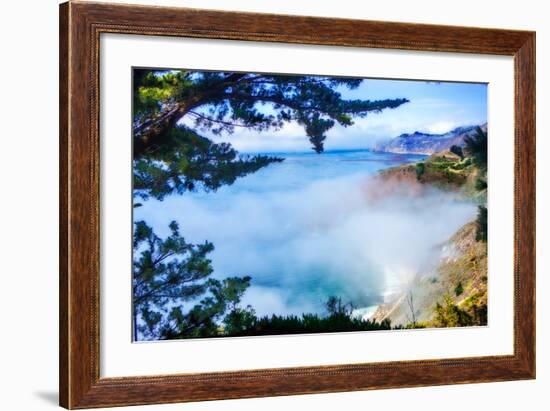 Fog Over Big Sur-Alan Hausenflock-Framed Photo