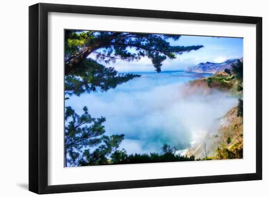 Fog Over Big Sur-Alan Hausenflock-Framed Photo